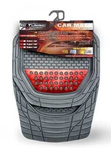 Car Mats Mod.Xcalibur Gray-Red