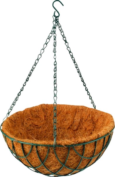 Hanging Basket With Coconut Liner, 12 Inch