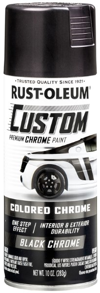 SPRAY PAINT CUSTOM CHROME BLK