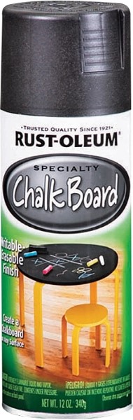 Rust-Oleum 1913830 Chalkboard Ultra Matte Chalkboard Black, 11 oz