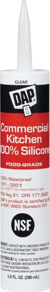 SILICONE COM KTN CLEAR 9.8OZ