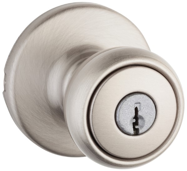 DOOR KNOB ENTRY SATIN NICKEL