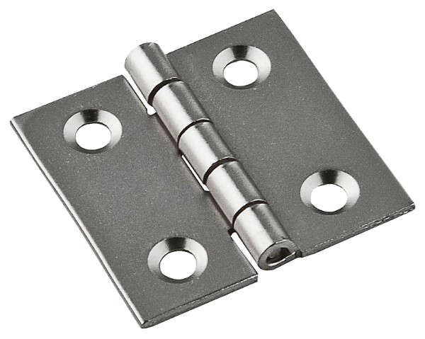 NATIONAL HARDWARE BROAD HINGE SATIN NICKEL, 1 X 1-IN.