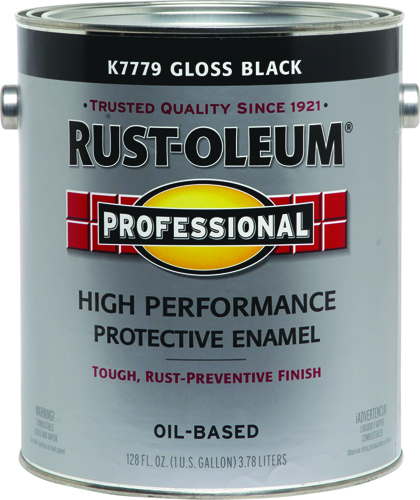 RUST-OLEUM PROFESSIONAL K7779402 High Performance Protective Enamel, Black,