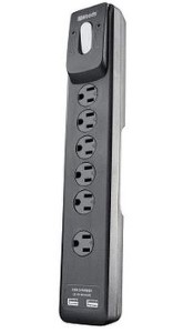 SURGE USB PROTECTOR 6OUTLET 178