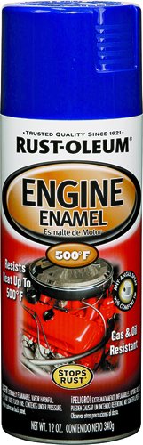 RUST-OLEUM AUTOMOTIVE 248945 Engine Enamel Spray Paint, Ford Blue, 12 oz