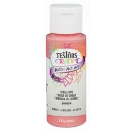 TESTORS CORAL MATTE PAINT 2OZ