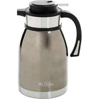 Mr Coffee 108160.01 Colwyn Double Wall Coffee Pot | Charcoal | 2Qt