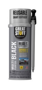 Great Stuff 99112876 Multi-Purpose Insulating Foam Sealant, Black 12oz