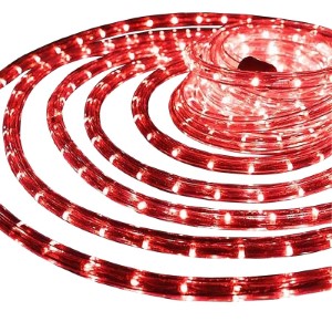 ROPE LIGHT LED RED 18FT