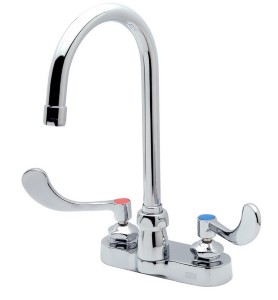 Zurn Z812B4-XL AquaSpec Gooseneck Faucet 4" Centerset/5-3/8" Spout