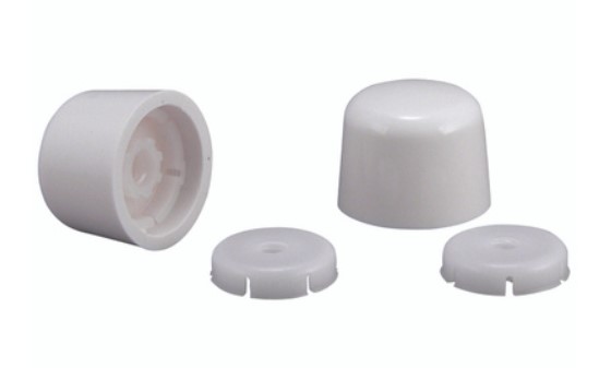 Plumb Pak PP835-30WHL Universal Bolt Cap Plastic, White