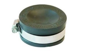 Fernco QC-102 Pipe Cap, 2 in Slip, PVC