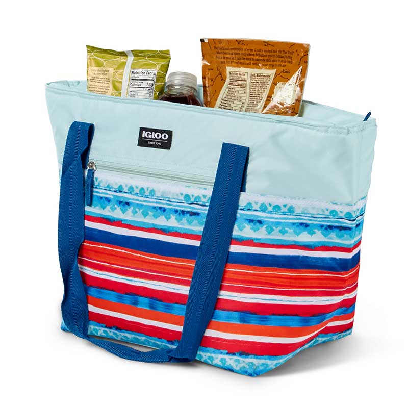 TREND BEACH 30 CAN TOTE STRIPE