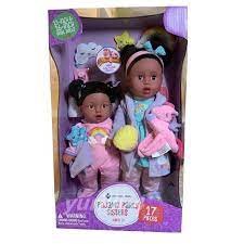 PAJAMA PARTY SISTERS DOLL 16PC