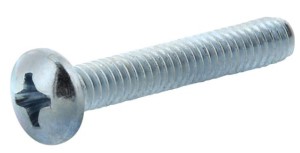 Zinc 914704 Pan Head Phillips Metric Machine Screws (M4-0.70 x 30mm)