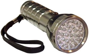 28LED FLASHLIGHT 3AAA BLK