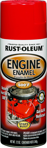 RUST-OLEUM AUTOMOTIVE 248948 Engine Enamel Spray Paint, Ford Red, 12 oz