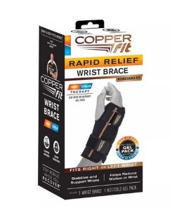 COPPER FIT RAPID RELIEF WRIST BR