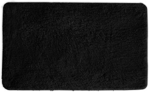 Queen Mary Bathroom Rug Black