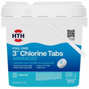 HTH 3"CHLORINE TABS ADVANCED #25