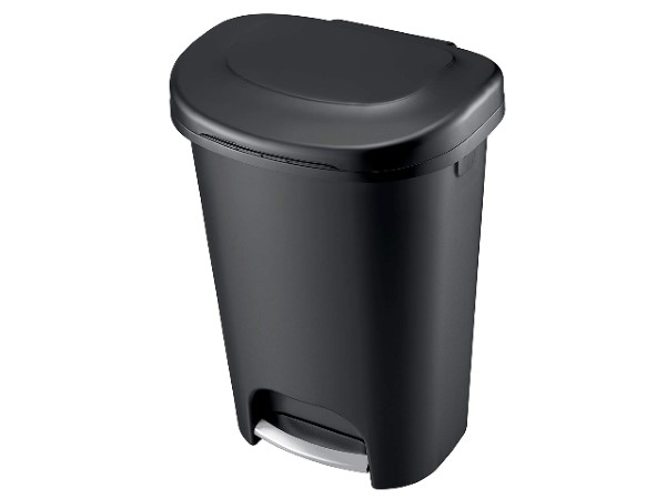 BASKET WASTE STEP BLACK 13GAL