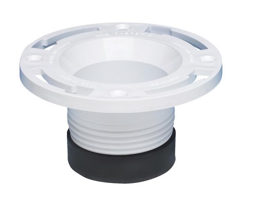 Oatey 43651 Twist-N-Set PVC Closet Flange | 4 inch