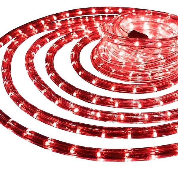 ROPE LIGHT LED RED 18FT