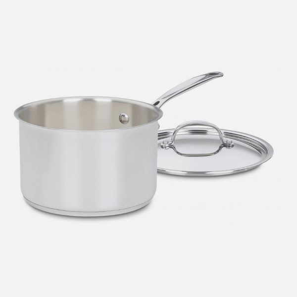 CUISINART SAUCEPAN W/COVER 4QT