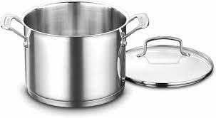 CUISINART STOCKPOT W/COVER 6QT