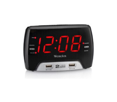 RADIO CLOCK FM DIGITAL LED 1.4"