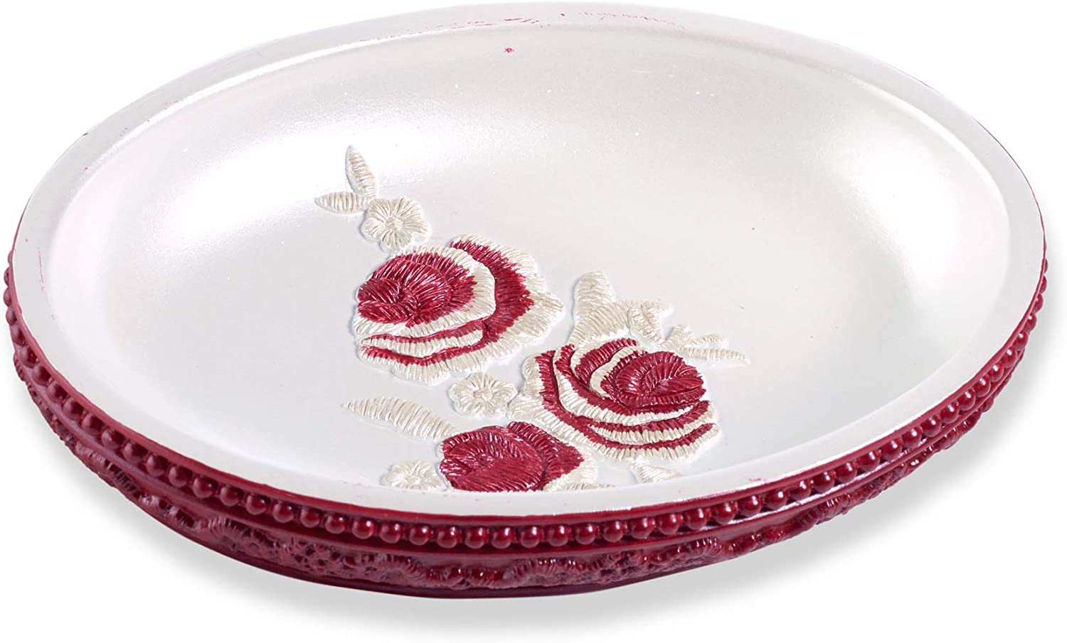 BLOSSOM ROSE SOAP DISH-BURGBU