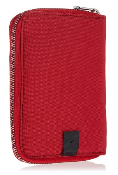 Travelon RFID Blocking Passport Zip Wallet, Poppy