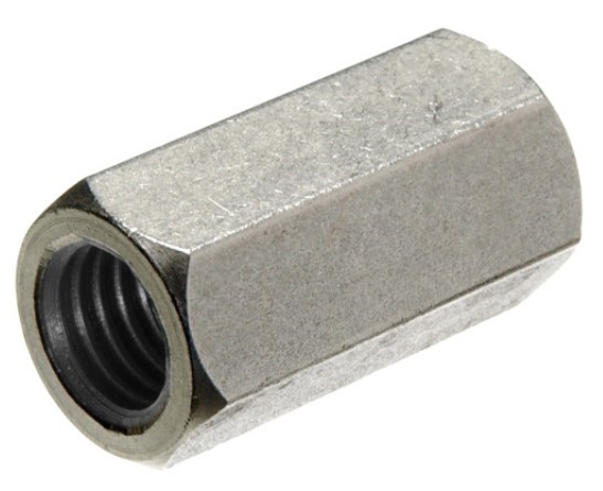 Hillman 33823 Stainless Coupling Nuts, 3/8"-24