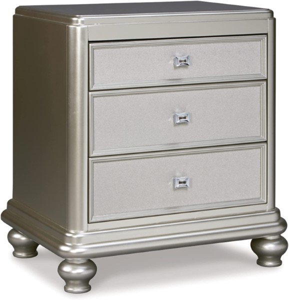 CORALAYNE NIGHTSTAND SILVER