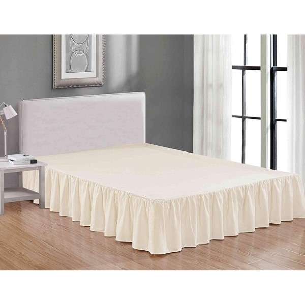 BEDSKIRT BEIGE QUEEN