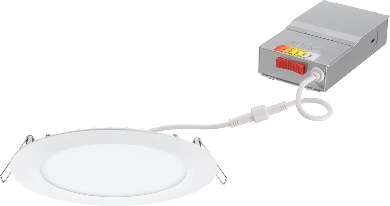 RECESSED LED RND DOWNLITE WHT 6"