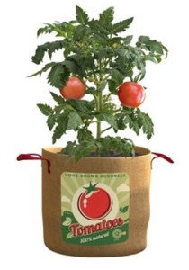 Panacea 84386 Burlap Tomatoes Grow Bag, 20 GAL