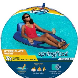 Spring Float Recliner Blue W/PDQ