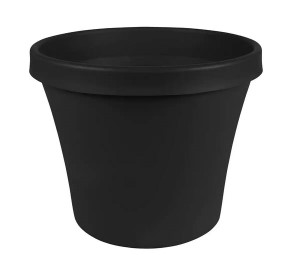 Bloem Terra Pot Planter | Black | 10 inch