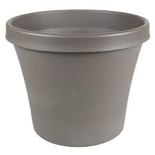 TERRA CHARCOAL PLANTER 10"