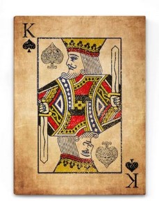 KING OF SPADES WALL ART