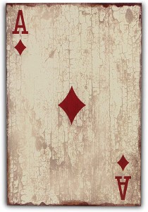 ACE OF DIAMONDS WALL DECOR