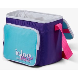 RETRO SQUARE LUNCH BAG PURPLE