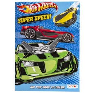 COLORING BOOK HOT WHEELS SUPER