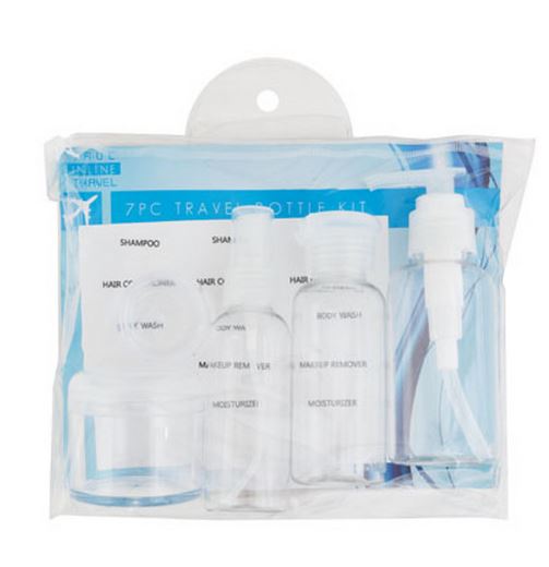 TRAVEL BOTTLE KIT 7PC