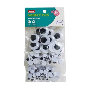 CRAFT GOOGLY EYES BLACK OR MULTI