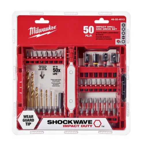 MILWAUKEE IMPACT BIT SET 50PC