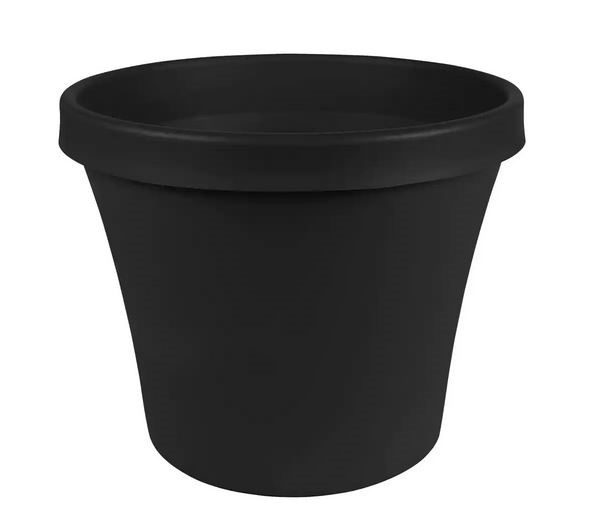 Bloem Terra Pot Planter | Black | 10 inch