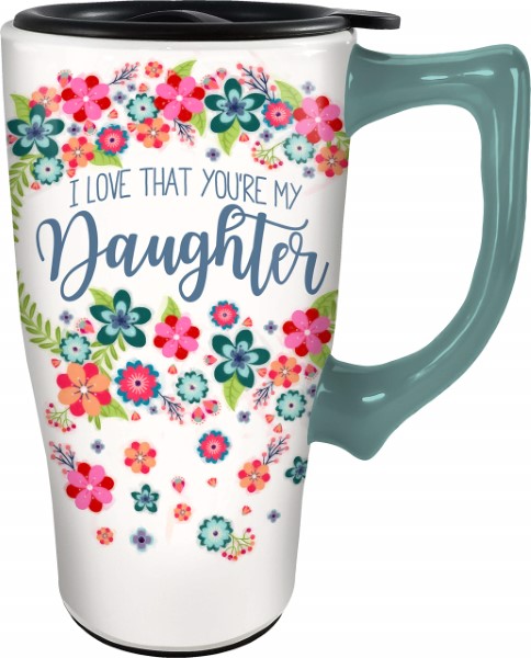 TRAVEL MUG CERAMIC DAUGHTER